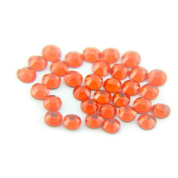 BAR Rectangle Rhinestuds Pearl color RED  Hot fix 1 gross